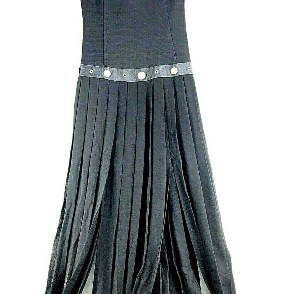 Vintage John Murrough Long Dress SMALL BLACK